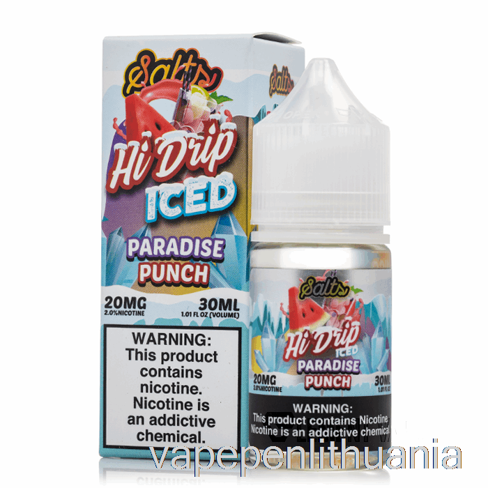 Ledinis Rojaus Punšas - Hi-drip Druskos - 30ml 20mg Vape Skystis